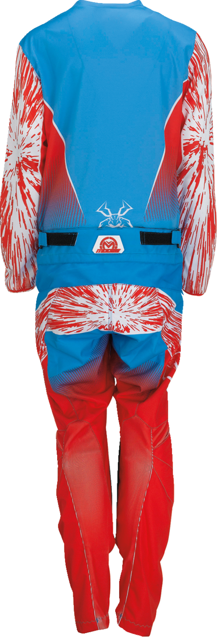 MOOSE RACING Pantalones Agroid para jóvenes - Rojo/Blanco/Azul - 28 2903-2272 