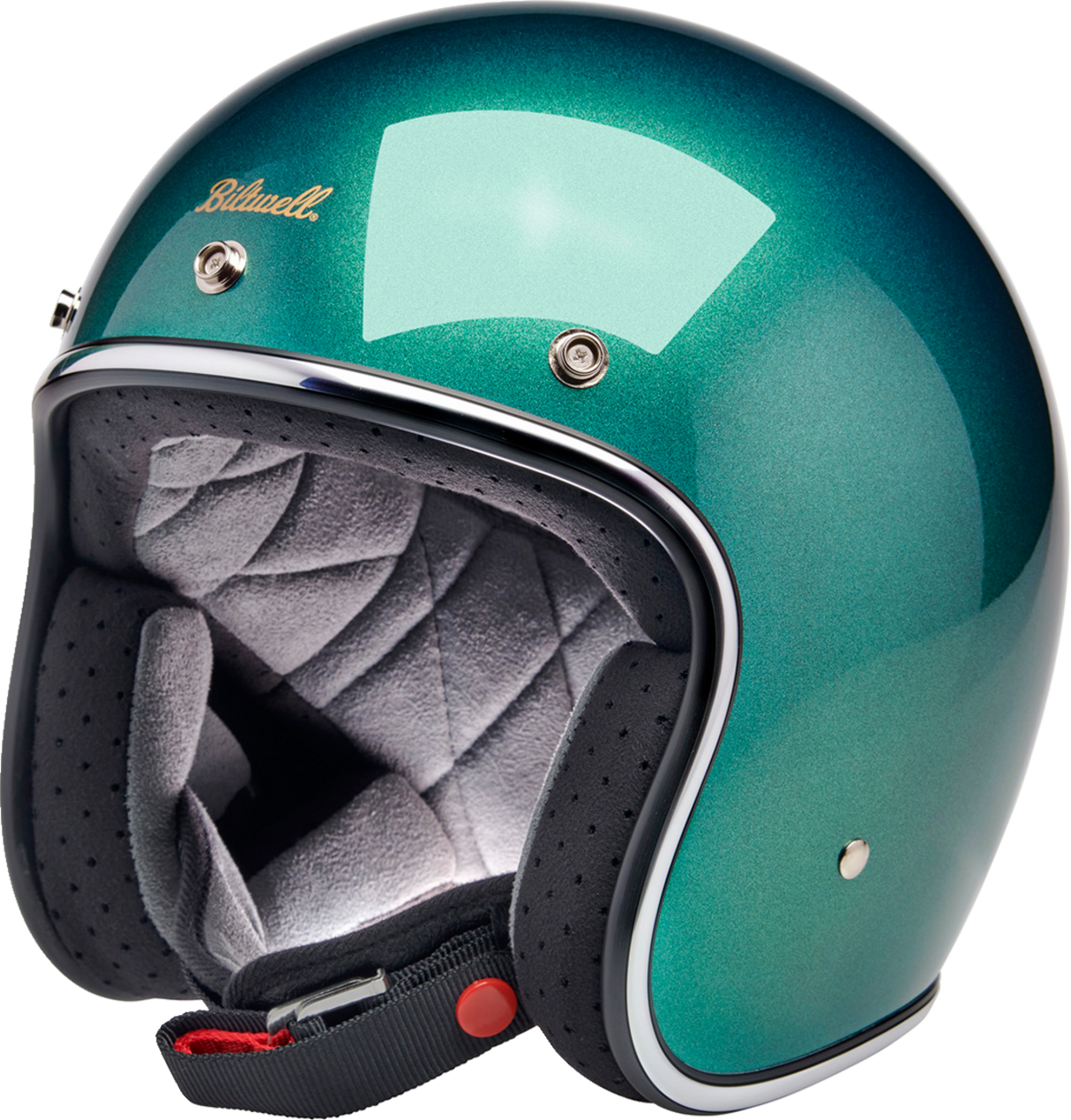 Casco BILTWELL Bonanza - Verde Catalina metálico - Mediano 1001-358-203 