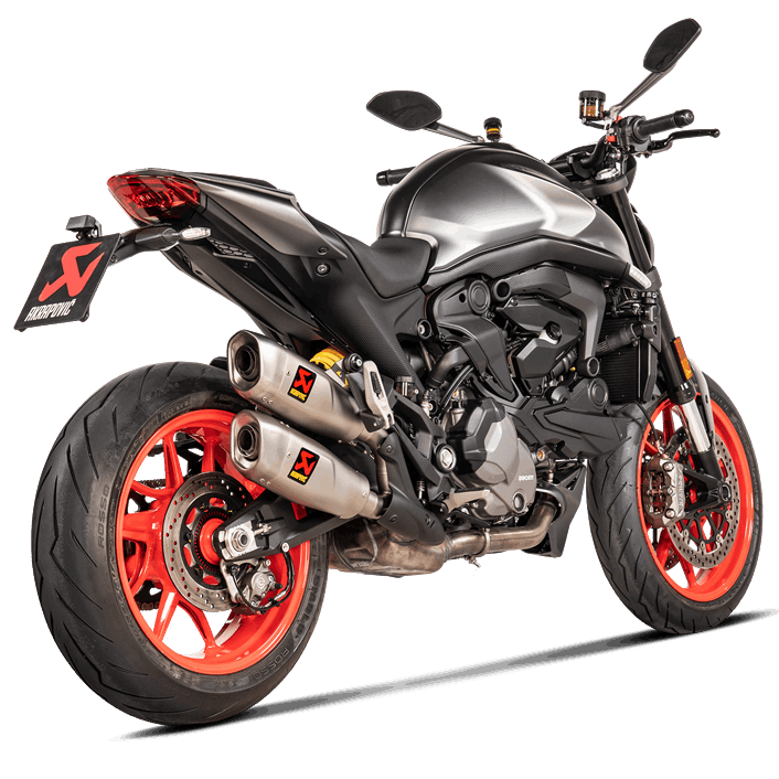 AKRAPOVIC Slip-On Line Muffler - Titanium Ducati Monster 937 / Plus 2022 -2023  S-D9SO17-HCQT 1811-4271