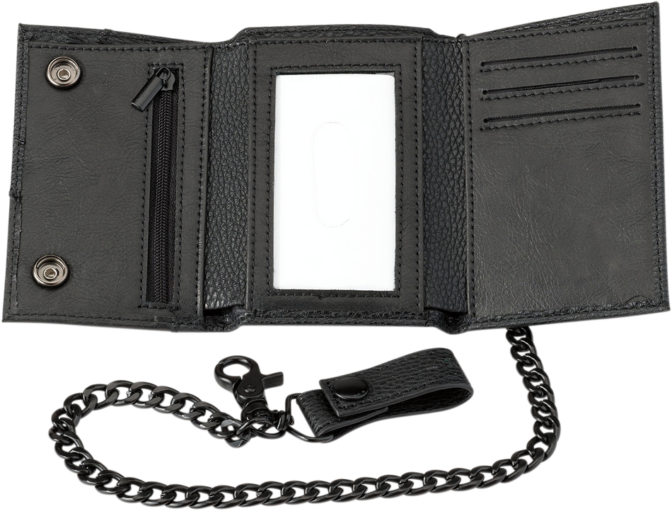 Z1R Z1R Leather Wallet - Black - Regular 3070-1118