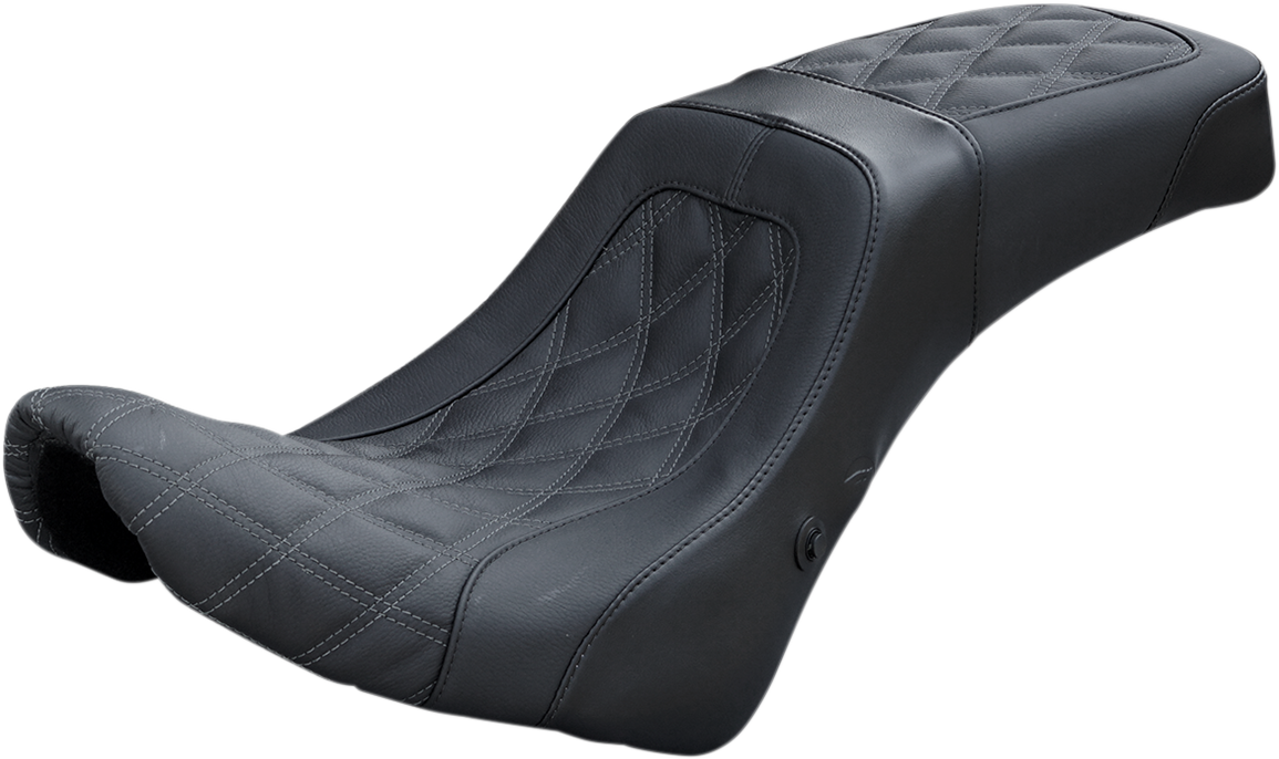 DANNY GRAY Airhawk Weekday 2Up XL Seat - no Backrest Receptacle - Diamond Stitch - Air - FL/FXBB '18-'21 21-208DIAAIR