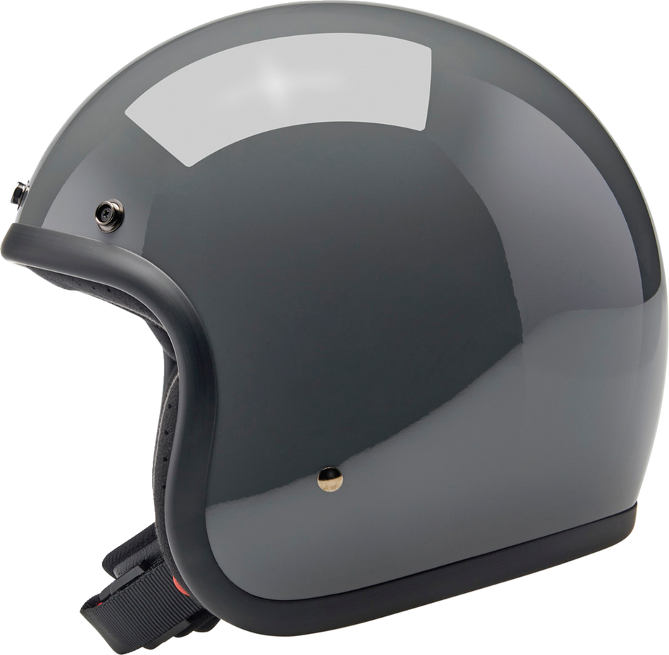 BILTWELL Bonanza Helmet - Gloss Storm Gray - Medium 1001-165-203