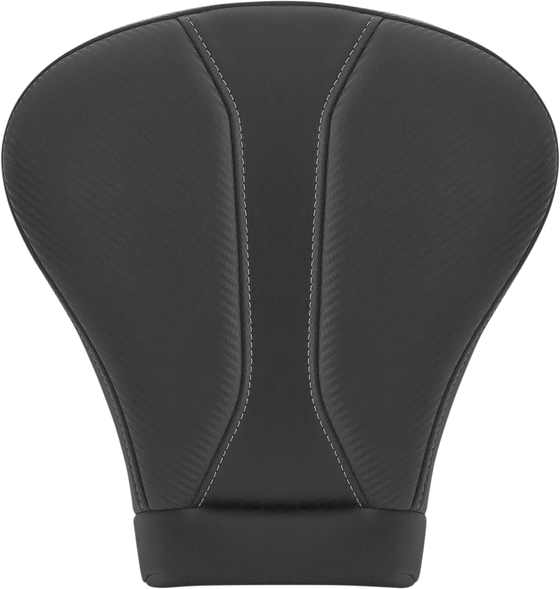 SADDLEMEN Dominator Pillion Pad - Extended Reach/Touring - Black w/ Gray Stitching - FLH/FLT '08-'22 808-07B-0142EXT