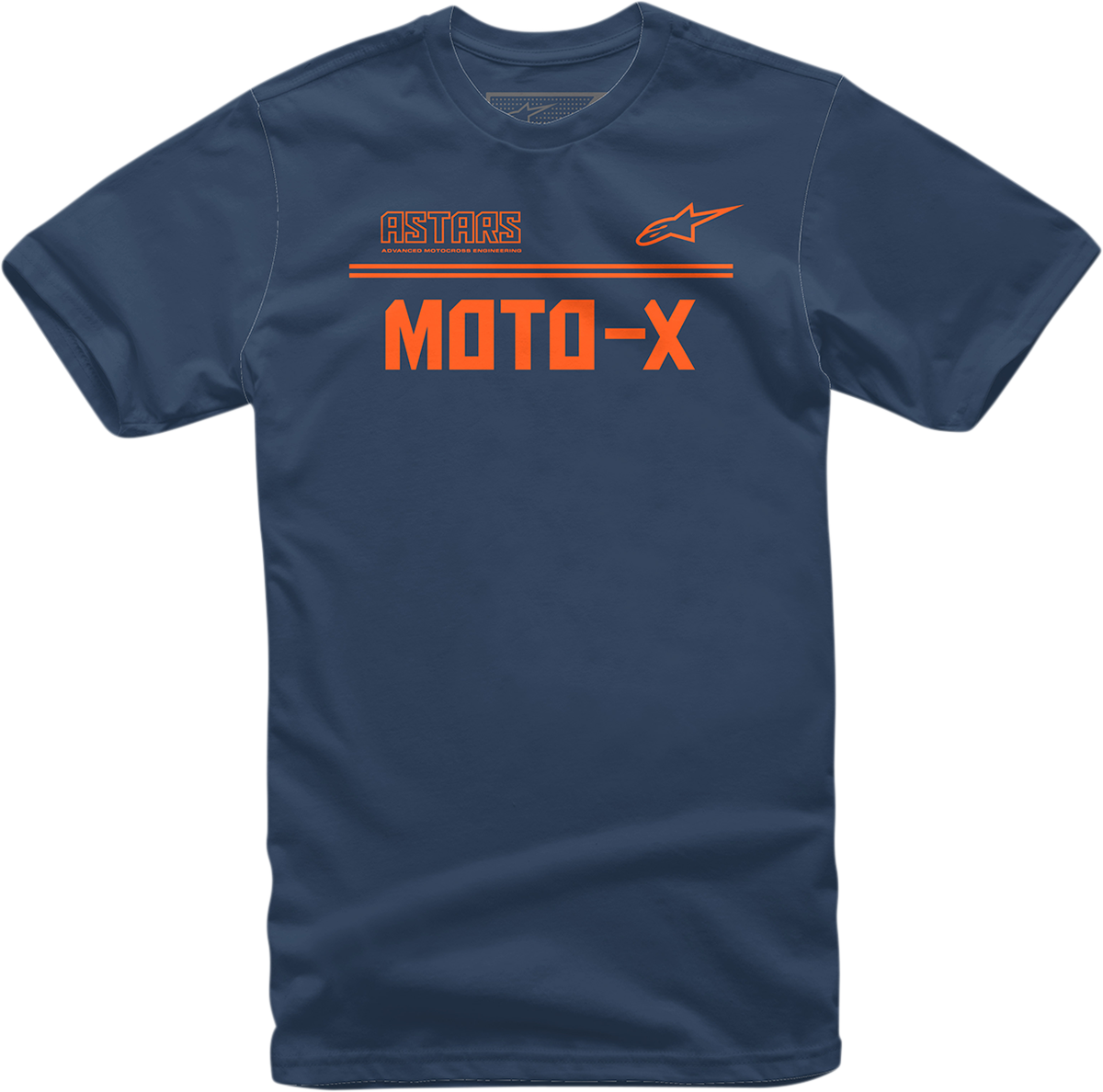 ALPINESTARS Moto X T-Shirt - Navy/Orange - XL 1213720247032XL