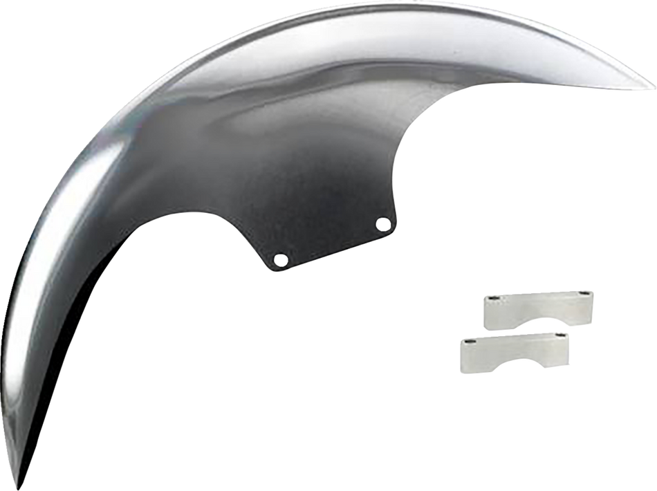 PAUL YAFFE BAGGER NATION Cafe Front Fender - 21" - Satin Spacers PYO:CAFE-21-13E-S