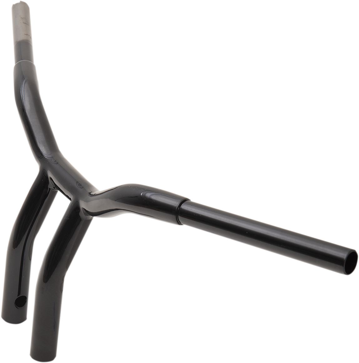 LA CHOPPERS Handlebar - Kage Fighter - One Piece - Bent - 10" - Black LA-7338-10B