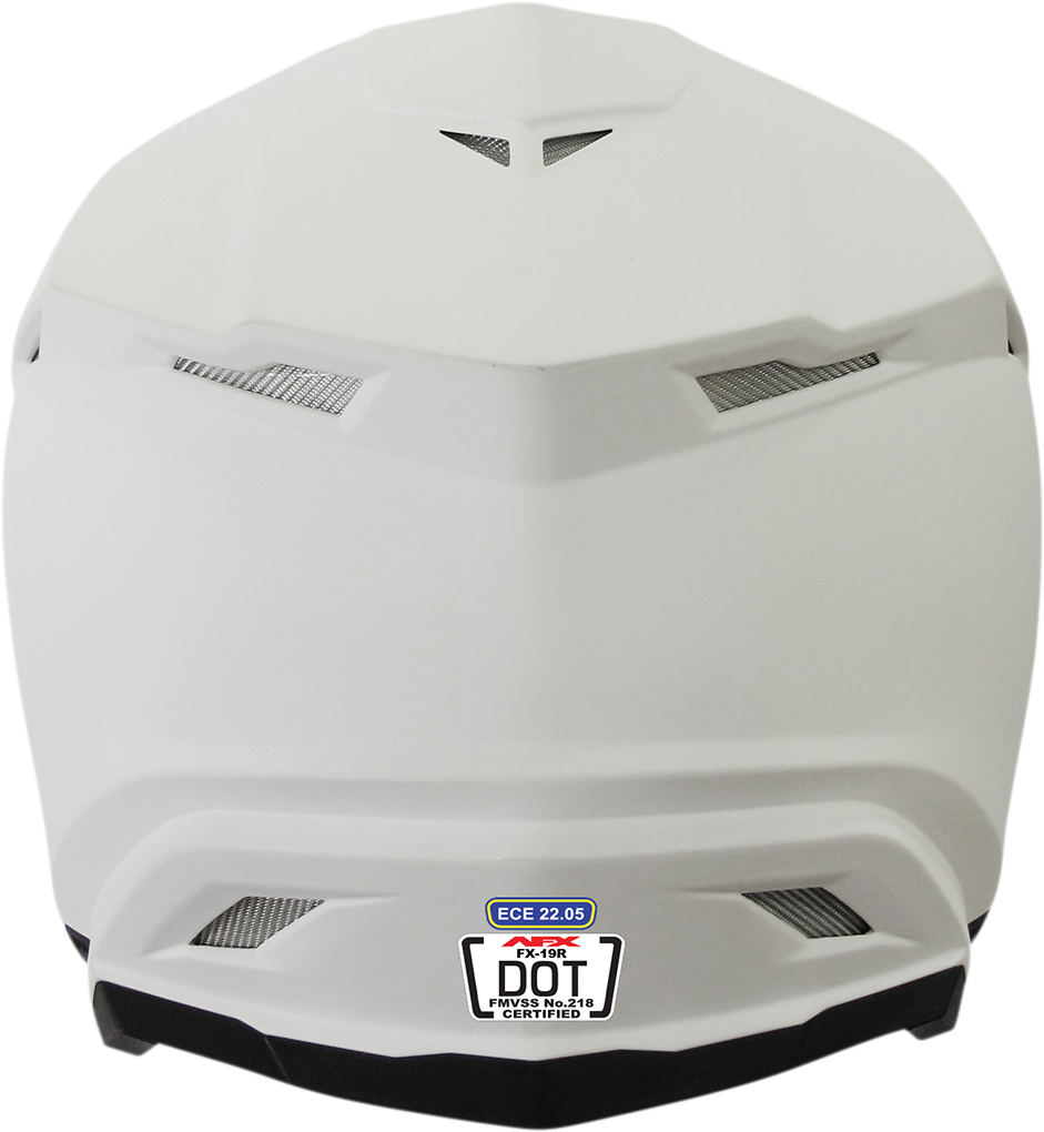 AFX FX-19R Helmet - Matte White - Large 0110-7060