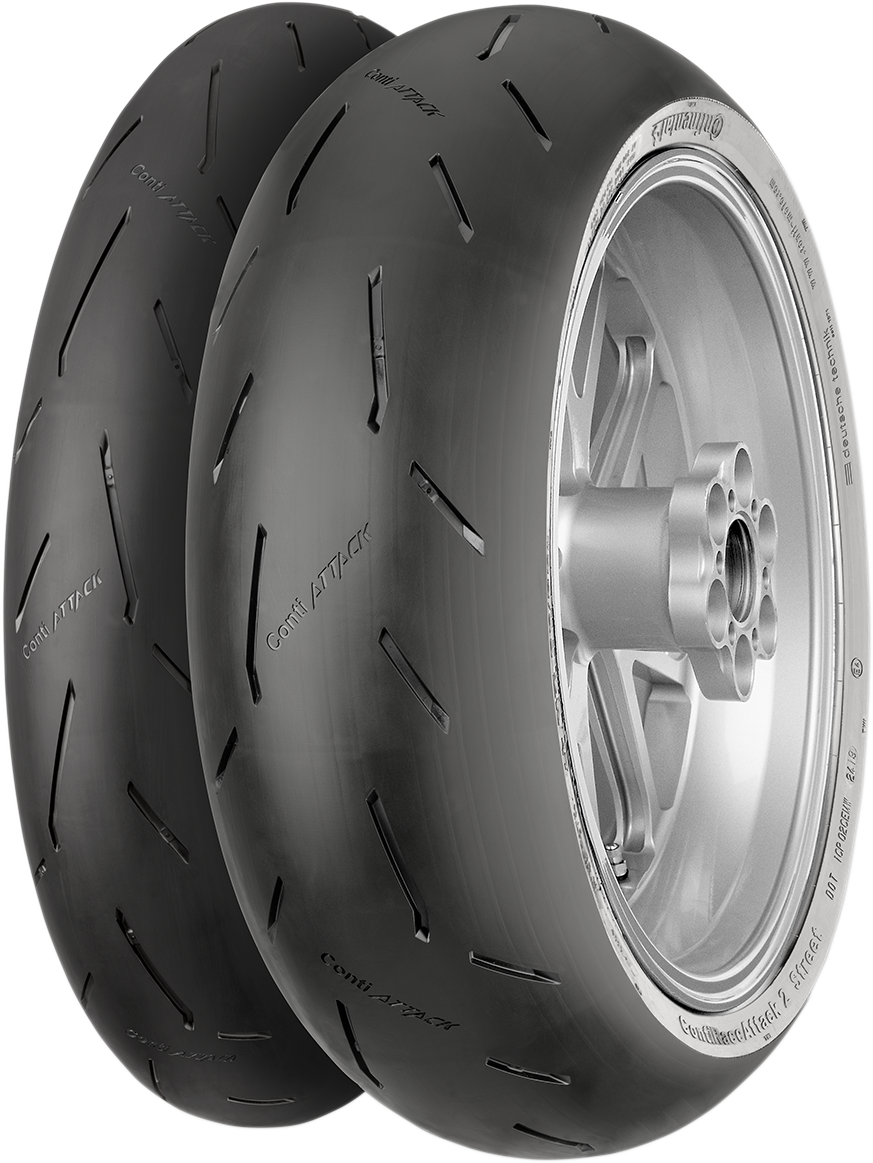 CONTINENTAL Reifen - ContiRaceAttack 2 Street - Vorne - 120/70ZR17 - (58W) 02446580000 