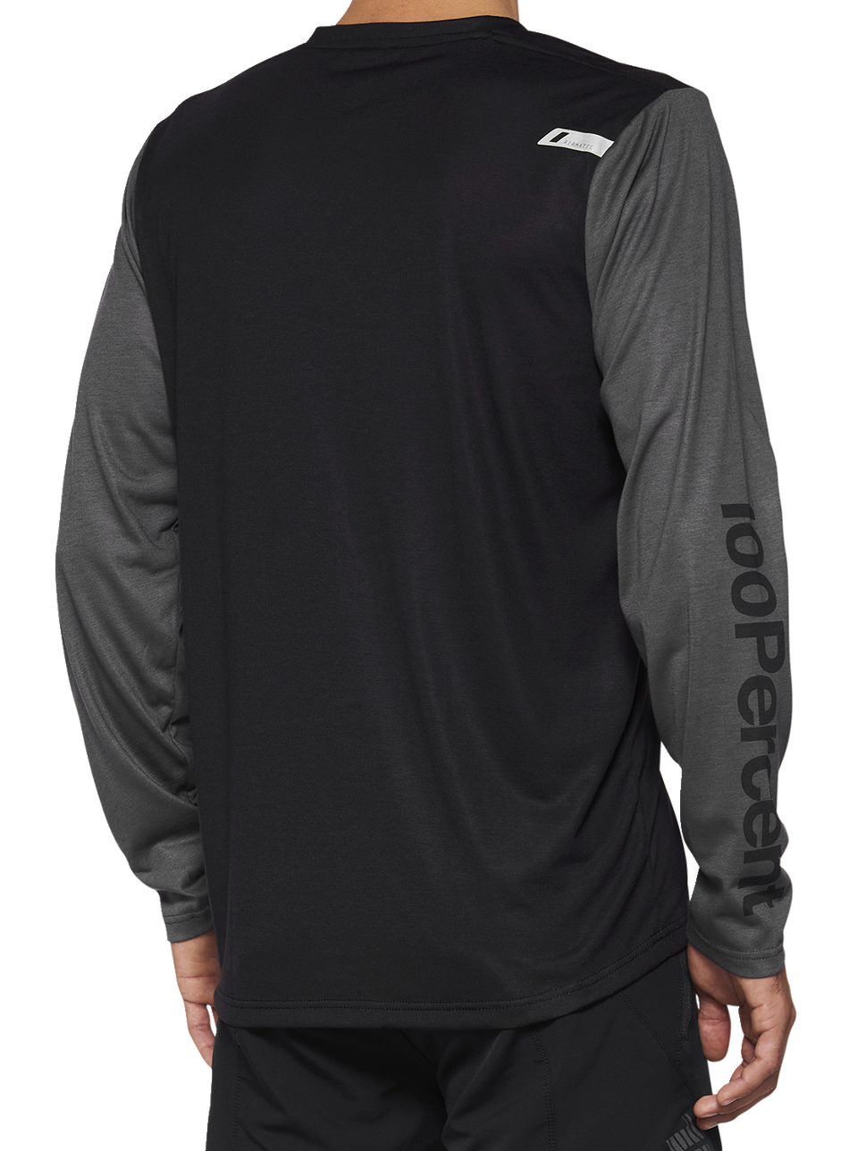 100% Airmatic Long-Sleeve Jersey - Black - Large 40019-00002
