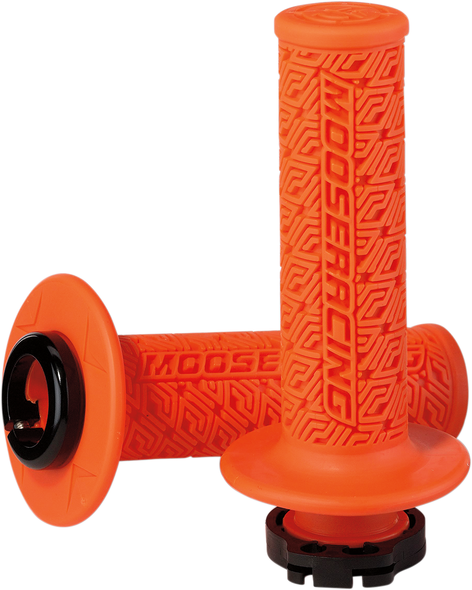 MOOSE RACING Grips - Lock-On - Orange/Black B36MRO-B