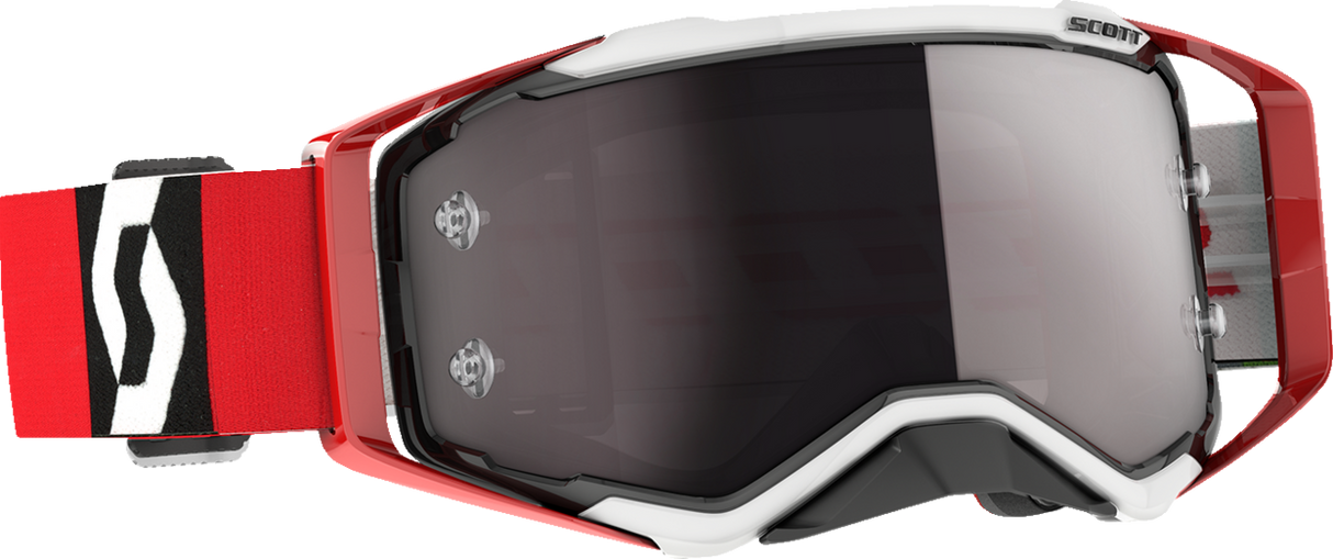 SCOTT Prospect Goggles - Red/Black - Silver Chrome Works 272821-1018269