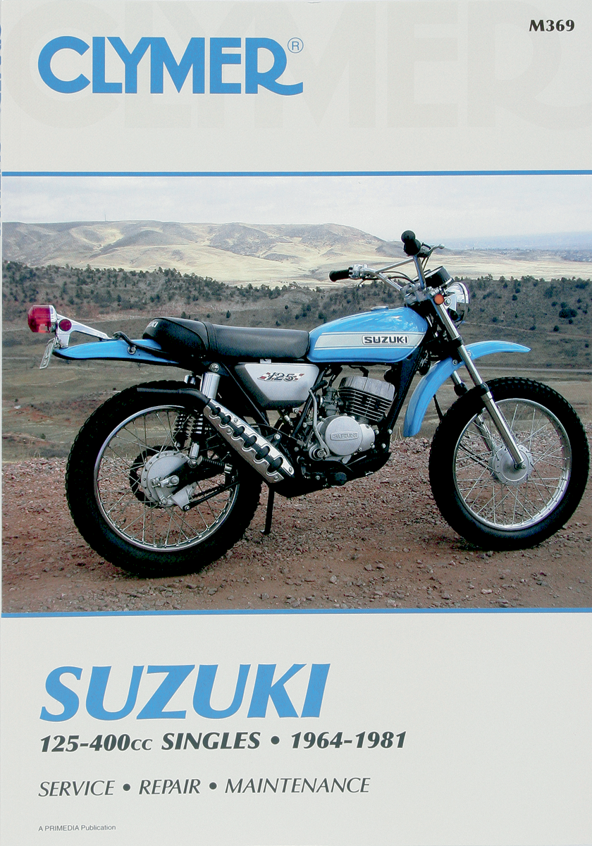 CLYMER Manual - Suzuki 125-400 CM369