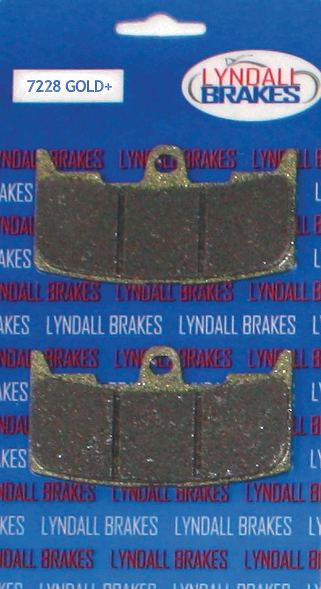 Pastillas de freno LYNDALL RACING BRAKES LLC Gold-Plus - Buell 7228-GPLUS 