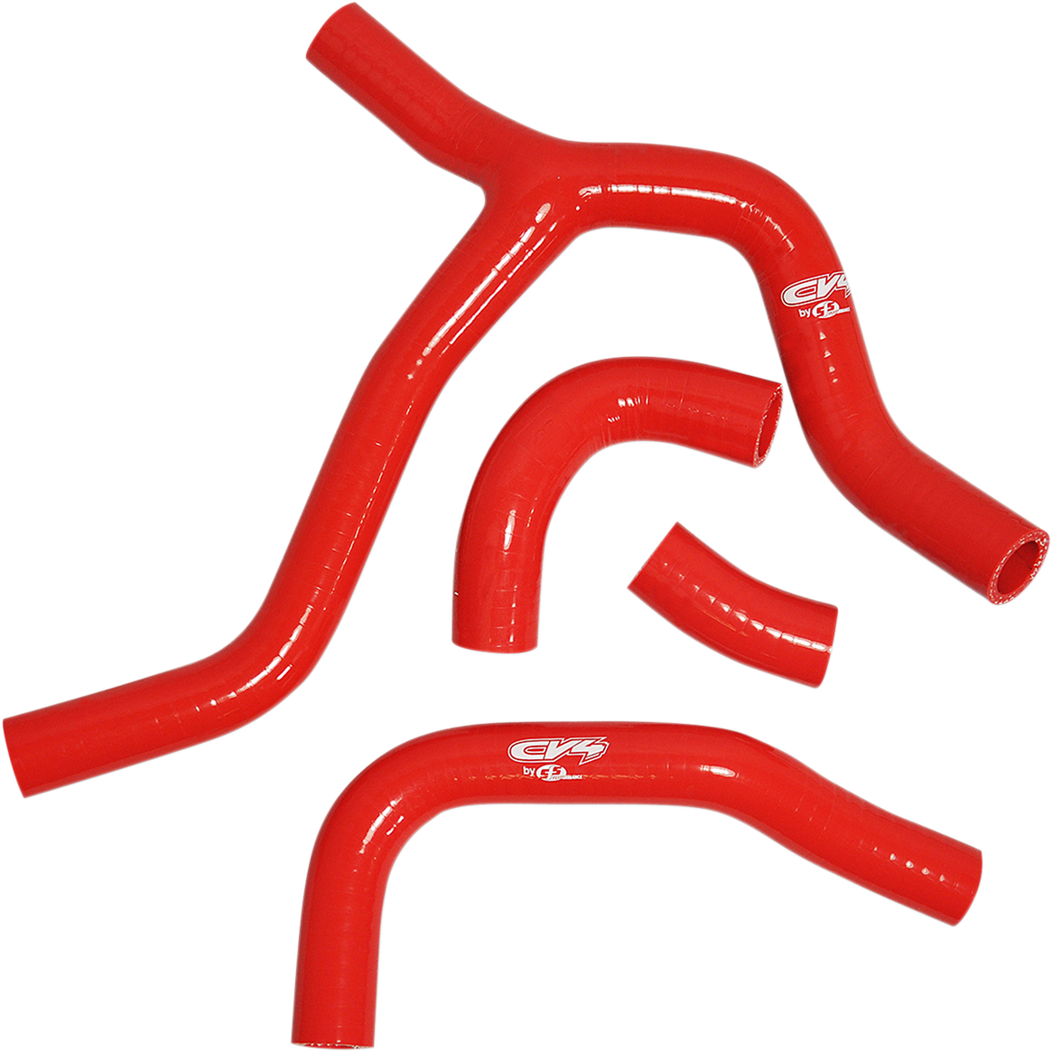 CV4 Radiator Hose Kit - Red SFSMBC237R