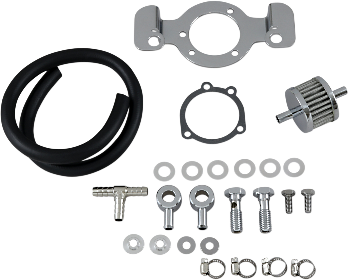 DRAG SPECIALTIES Crankcase Breather Kit - '91-'06 XL 120087-BC514