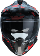 Z1R Range Helmet - Camo - Red - Small 0140-0094