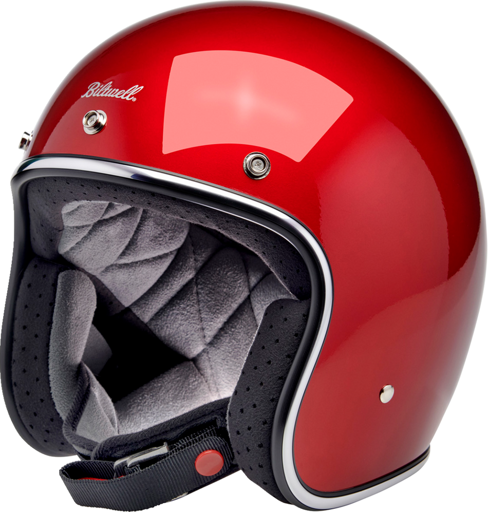 BILTWELL Bonanza Helmet - Metallic Cherry Red - XS 1001-351-201