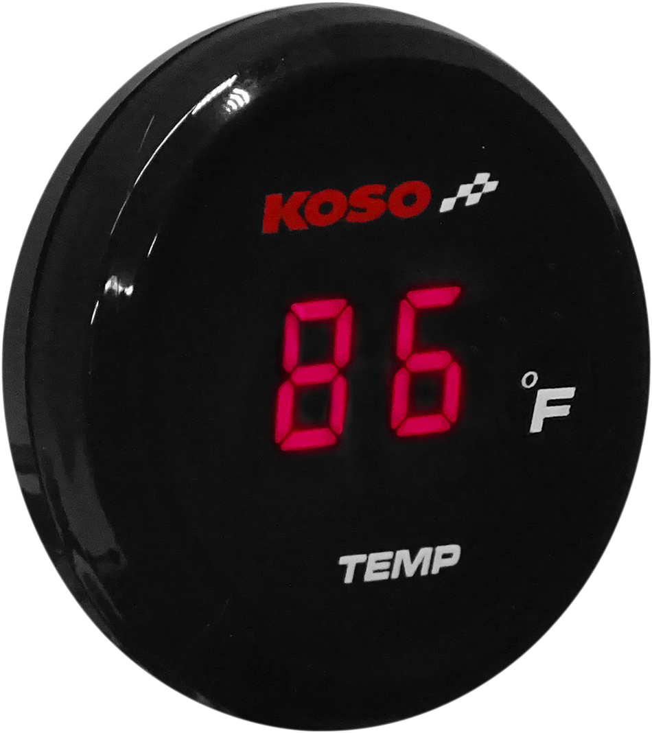 KOSO NORTH AMERICA I-Gear Thermometer - Red Digits BA067R12
