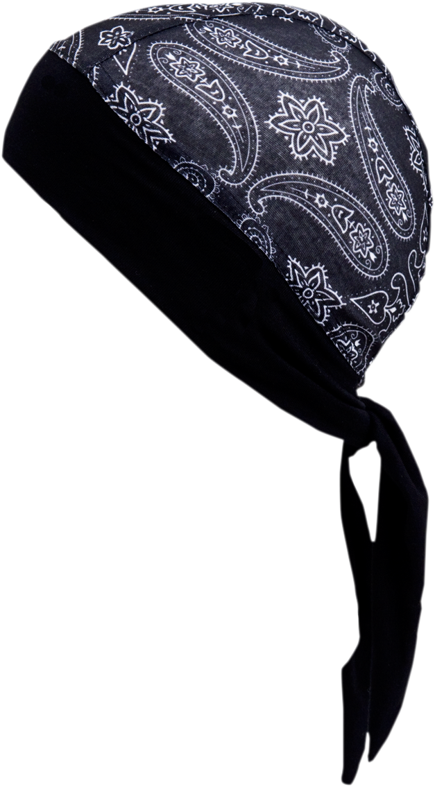 SCHAMPA & DIRT SKINS Z-Wrap - Black/White Paisley BNDNA003-1001