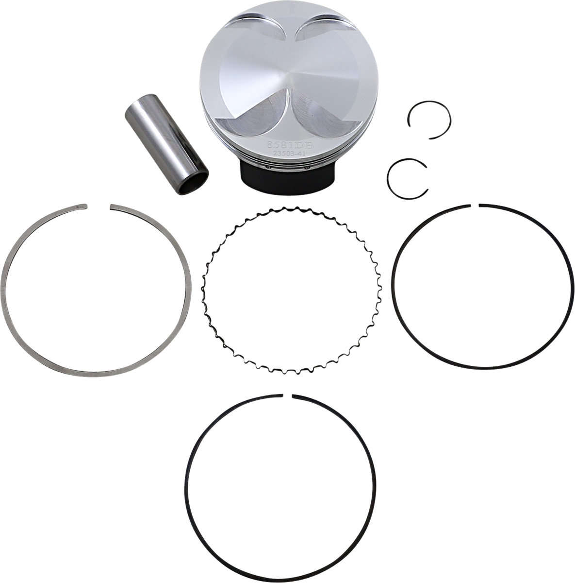 WOSSNER Piston Kit - RR/EXC 450 - 88.96 mm 8581DA.