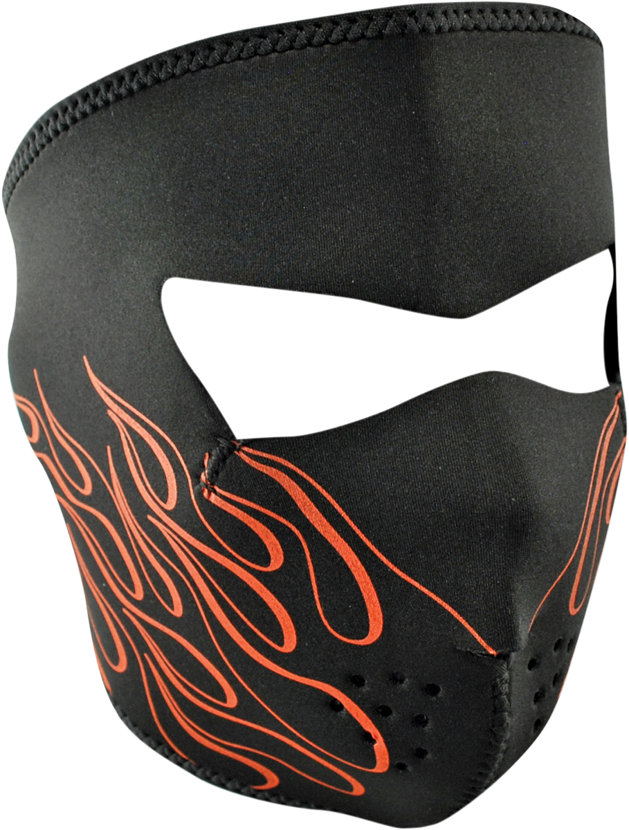 ZAN HEADGEAR Full-Face Mask - Orange Flame WNFM045