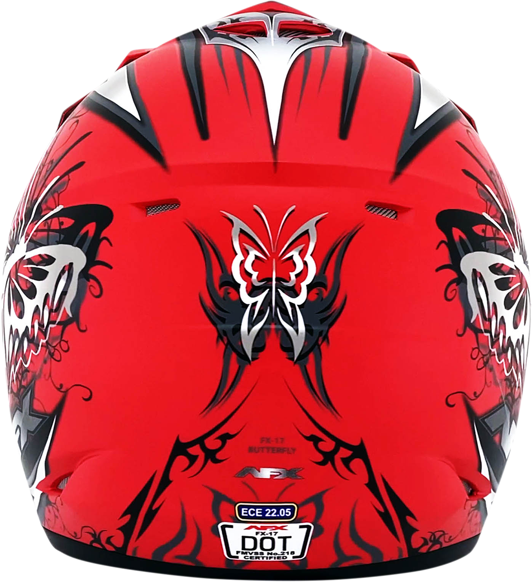 Casco AFX FX-17Y - Mariposa - Rojo Ferrari mate - Grande 0111-1386