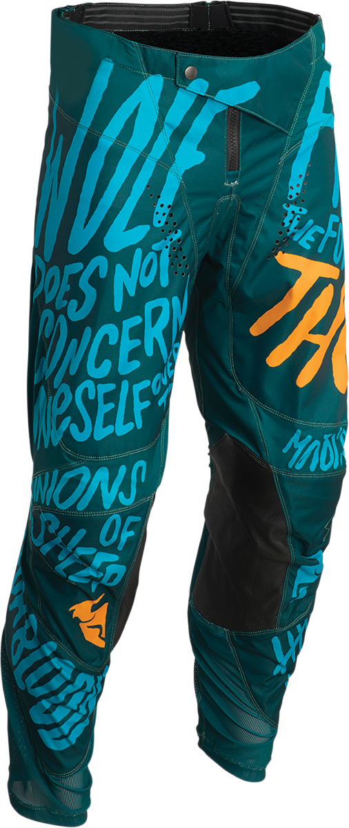 THOR Youth Pulse Counting Sheep Pants - Teal/Tangerine - 26 2903-2083