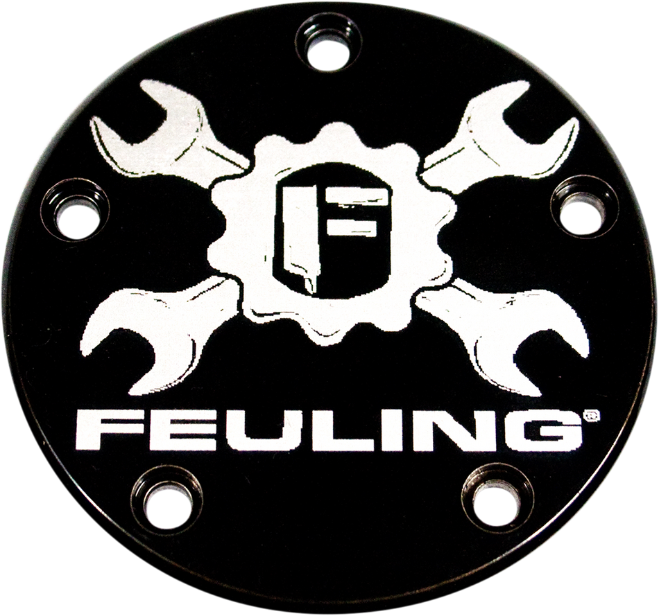 FEULING OIL PUMP CORP. Point Cover - 5 Hole - Black 9124