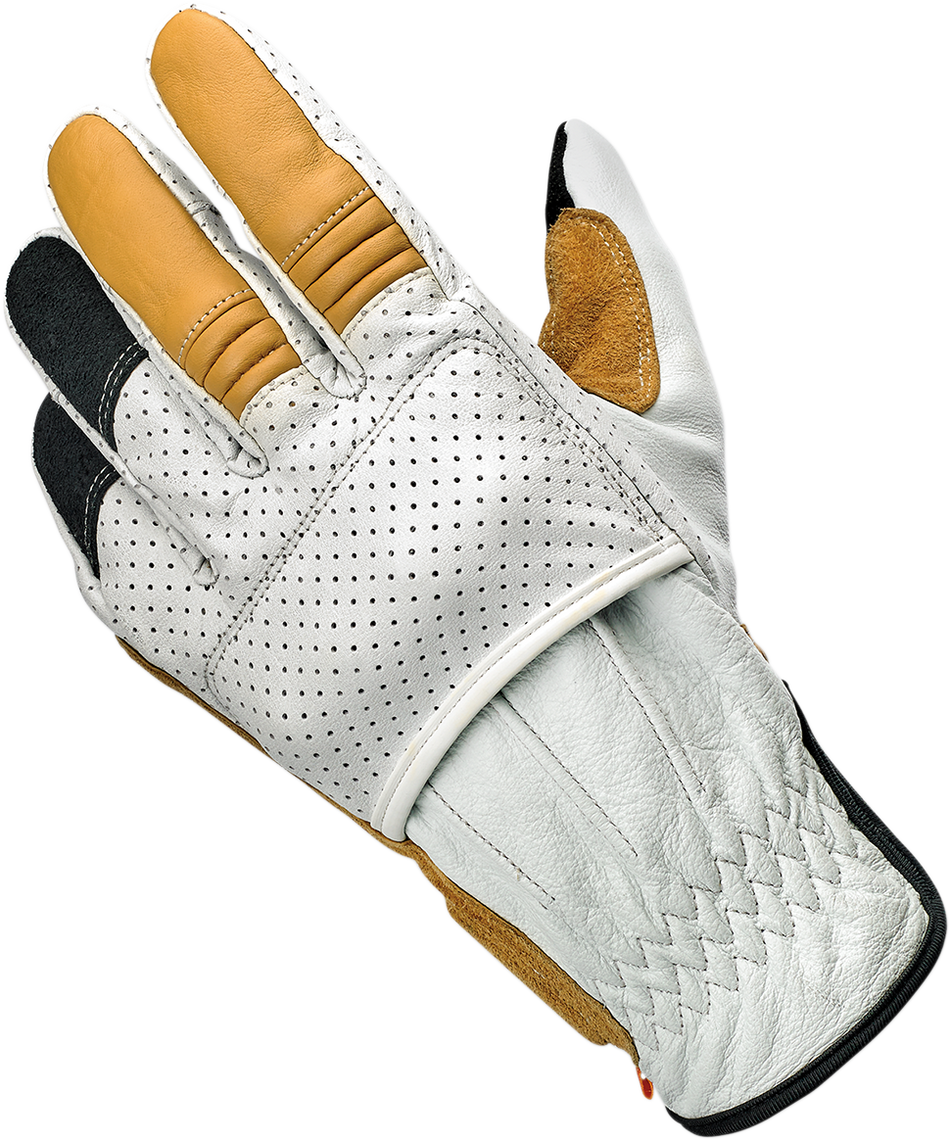 BILTWELL Borrego Gloves - Cement - Small 1506-0409-302