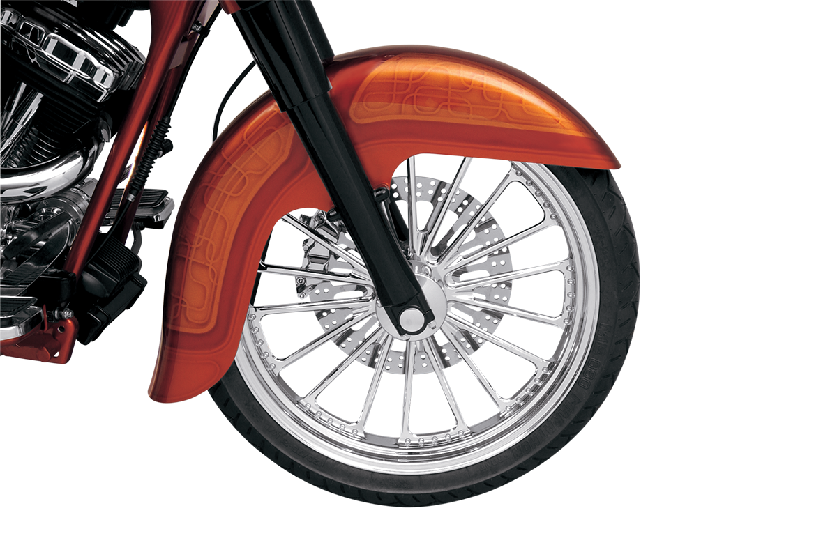 KLOCK WERKS Benchmark Front Fender Kit - Non-Raked - Steel - 16"-19" KWF-01-0100-2014