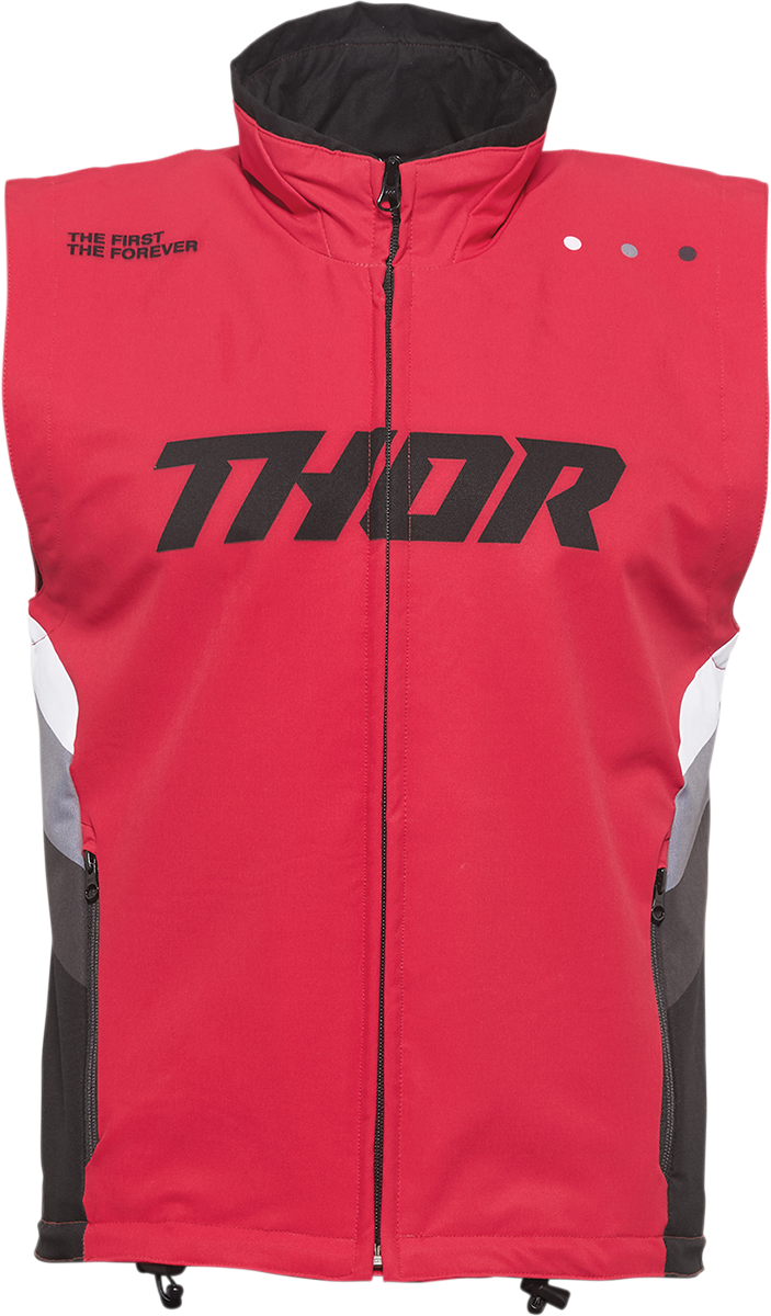 THOR Warmup Vest - Red/Black - Small 2830-0589