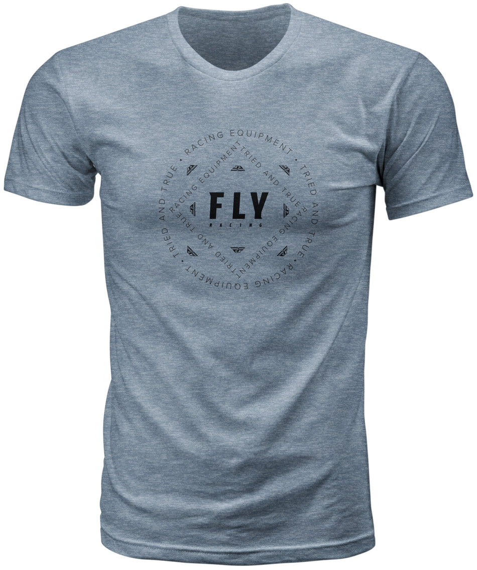 FLY RACING Fly Tried Tee Dark Grey Heather 2x 352-12262X