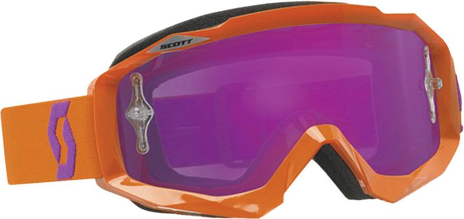 SCOTT Hustle Goggle Orange W/Purple Chrome Lens 217782-0036281