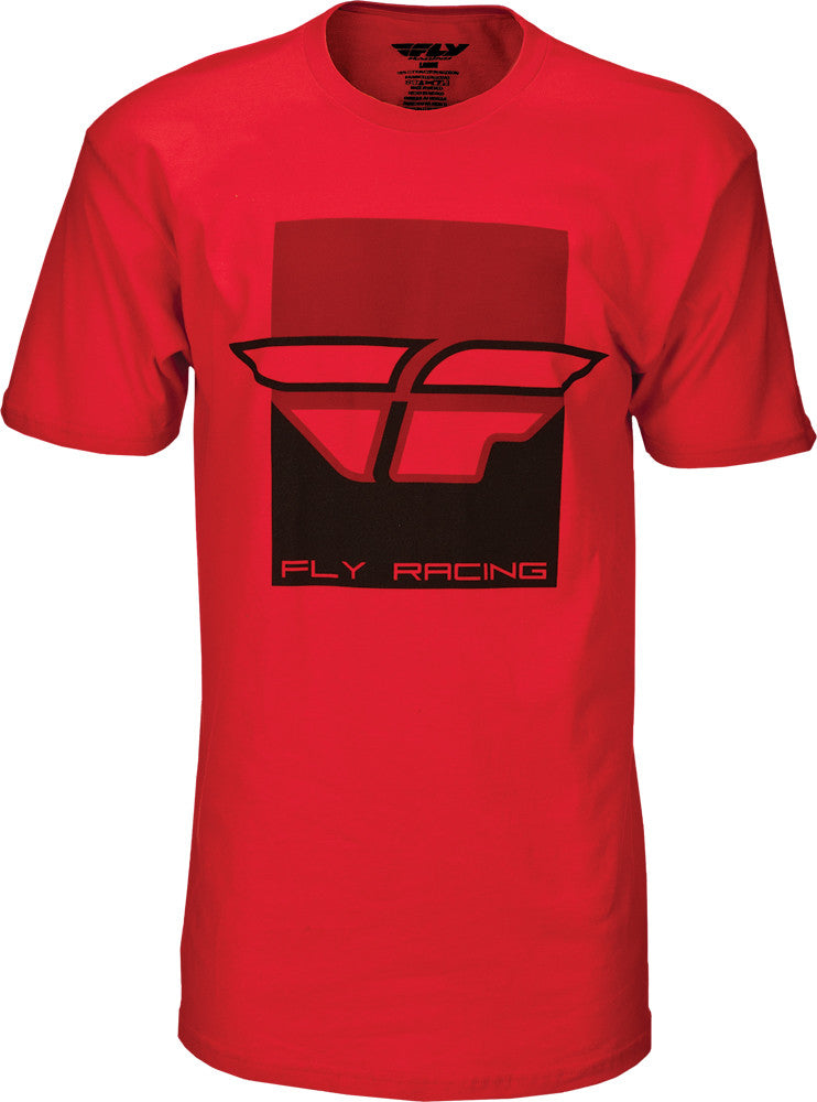 FLY RACING Color Block Tee Red 2x 352-04522X