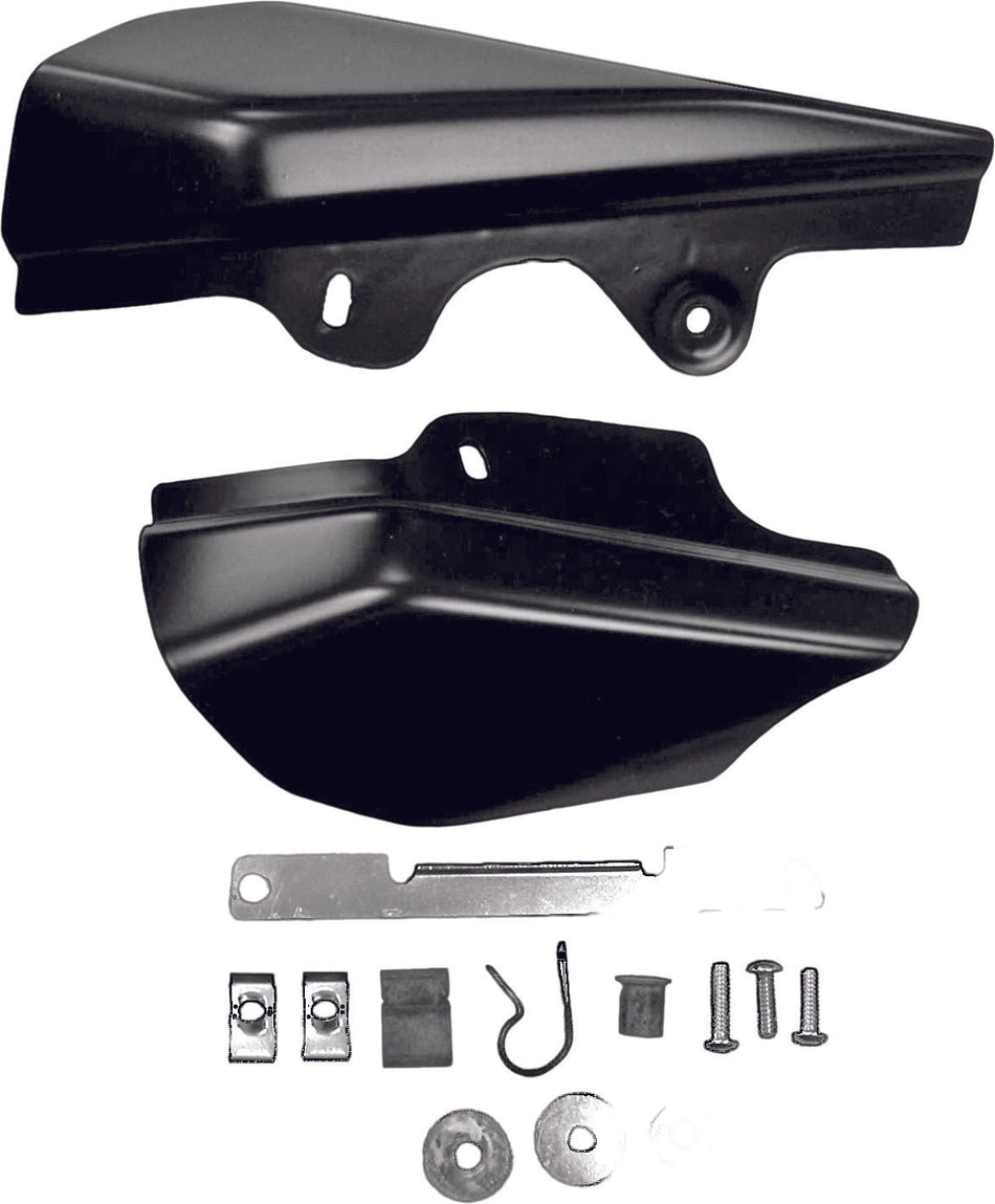 HARDDRIVE Black Mid-Frame Air Deflector Kit Touring 01-08 W/O Adj Seat 90526