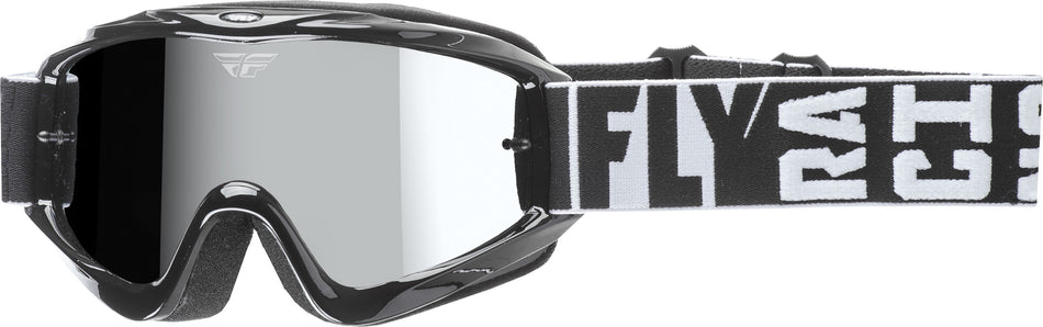 FLY RACING 2018 Zone Turret Goggle Black W/Chrome Lens 37-4060