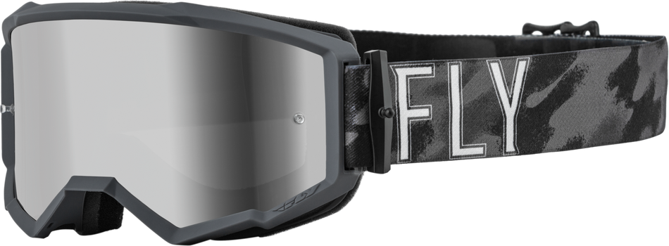FLY RACING Zone S.E. Tactic Goggle Camo W/ Silver Mirror/Smoke Lens 37-51508