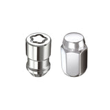 McGard 5 Lug Hex Install Kit w/Locks (Cone Seat Nut) M12X1.5 / 13/16 Hex / 1.5in. Length - Chrome 84557