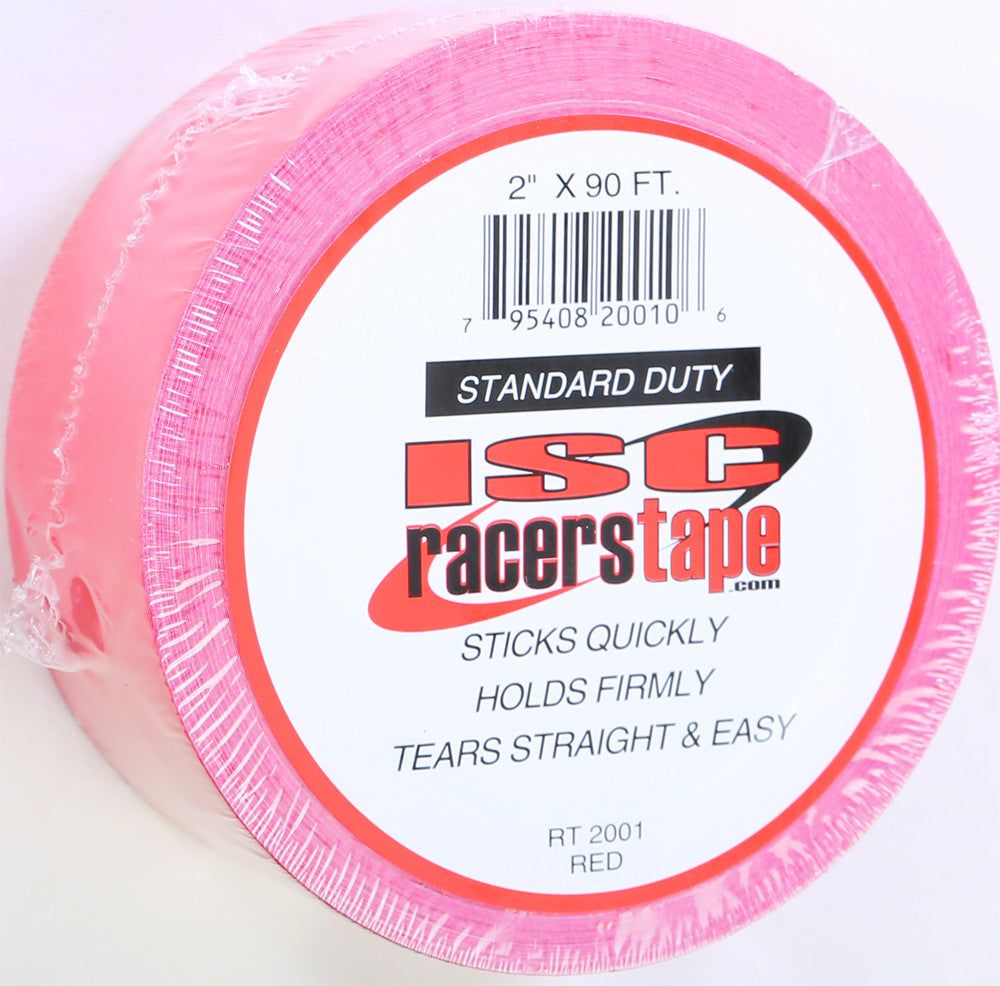 ISC Racers Tape 2"X90' (Red) RT2001