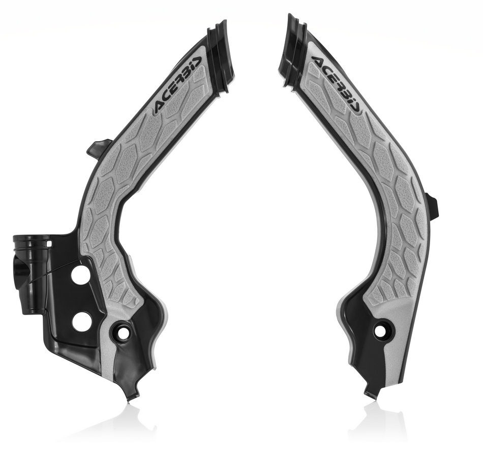 ACERBIS X-Grip Frame Guards - Black/Gray 2733451001