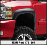 EGR 07-13 Chev Silverado 6-8ft Bed Rugged Look Fender Flares - Set (751504) 751504