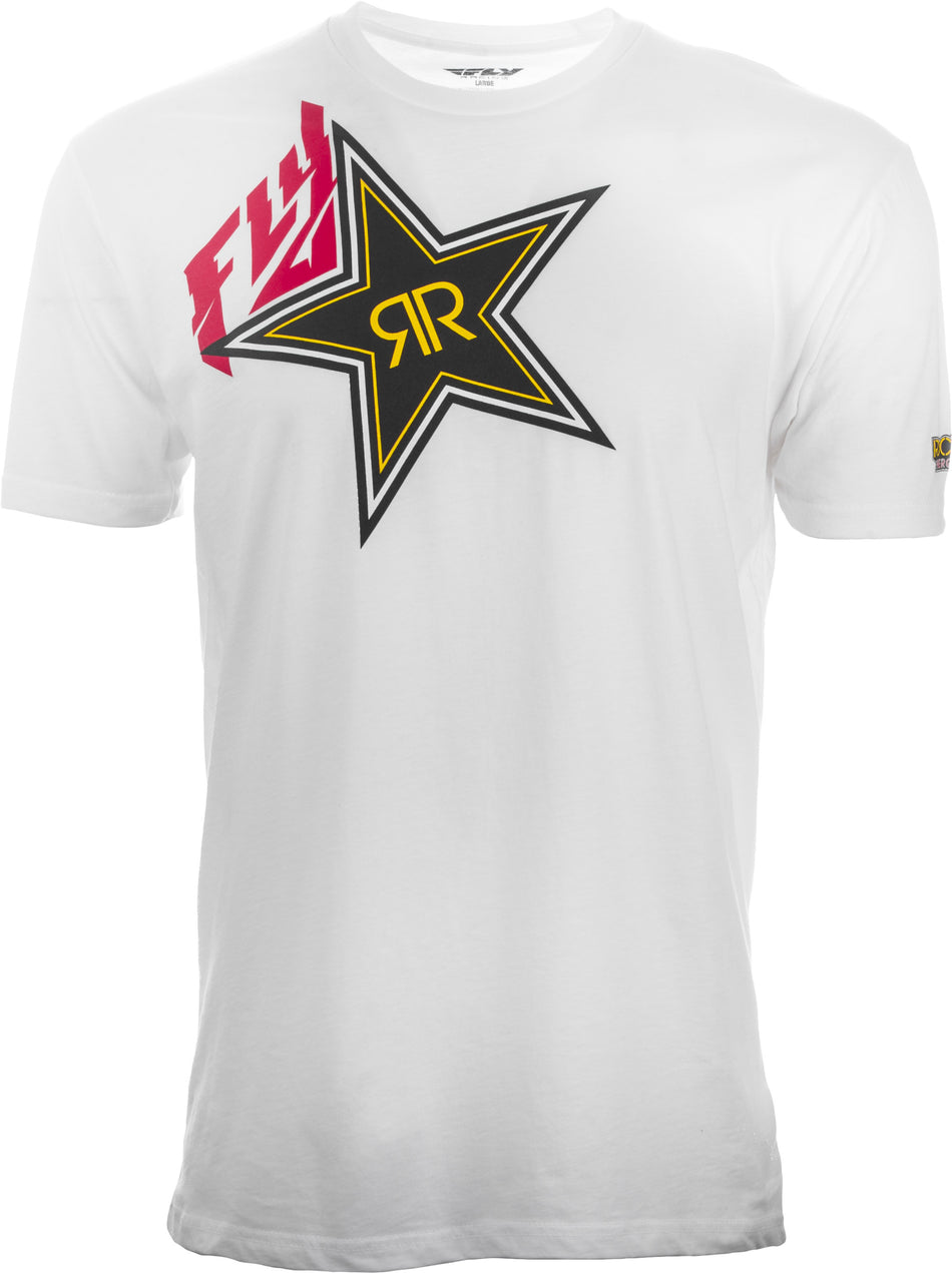 FLY RACING Fly Rockstar Tee White Lg White Lg 352-1054L
