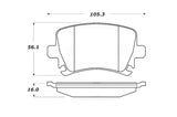 StopTech Street Touring 06-09 Audi A3 / 05-09 Audi A4/A6 / 08-09 Audi TT 308.1108