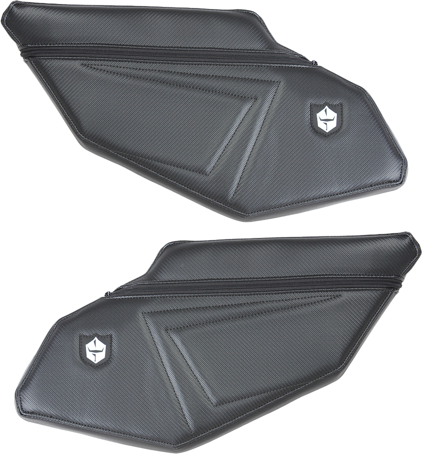 PRO ARMOR Stock Rear Door Knee Pads With Storage Black Stitching P P1910Y331BL
