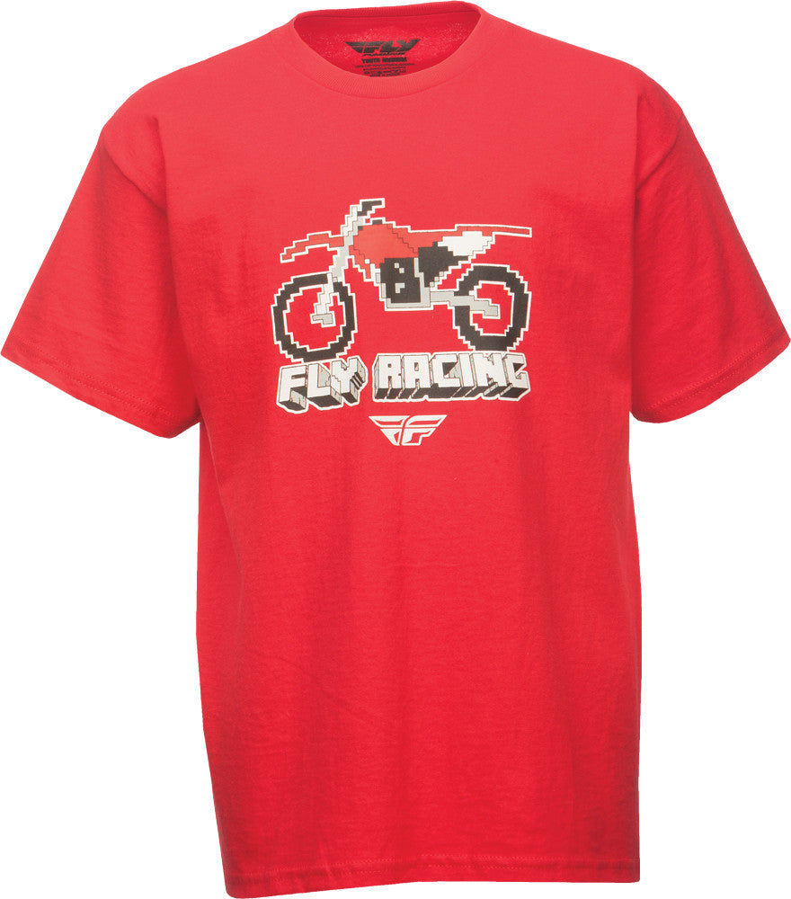 FLY RACING Digi Youth Tee Red 2t 352-08522T