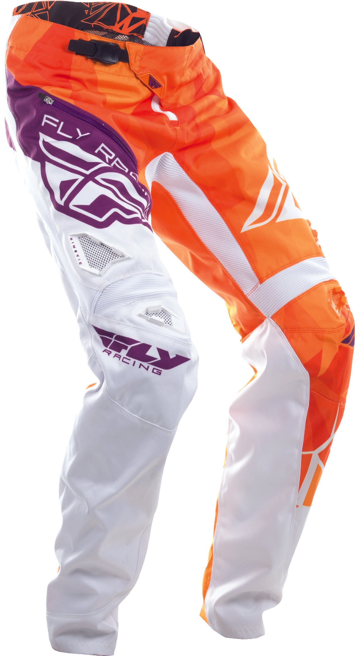 FLY RACING Bicycle Crux Pant Orange/White/Burgandy Sz 34 370-02734