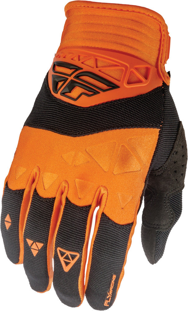 FLY RACING F-16 Gloves Orange/Black Sz 7 369-91707