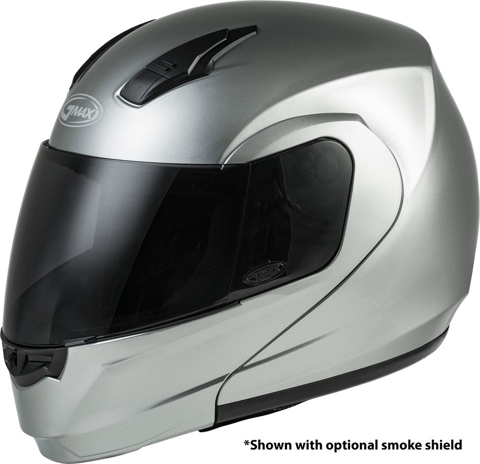 GMAX Md-04 Modular Helmet Metallic Silver Xl G104197