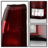 xTune Chevy/GMC C1500/C2500/C3500 88-01 OEM Style Tail Light - Red Smoked ALT-JH-CCK88-OE-RSM 9028786