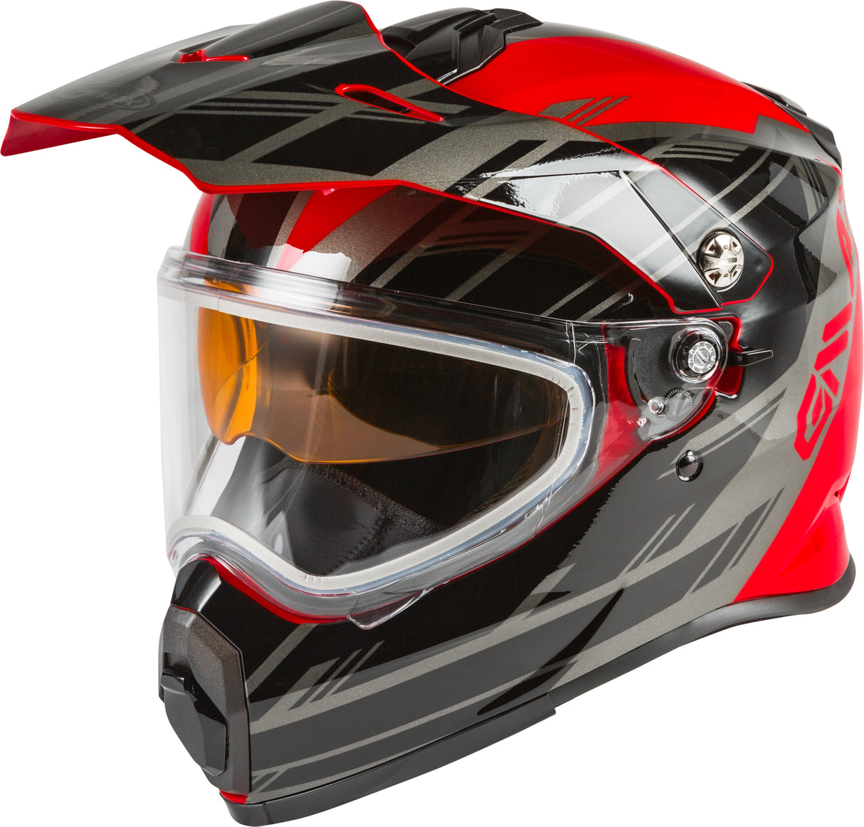 GMAX At-21s Adventure Epic Snow Helmet Red/Black/Silver Xs G2211373